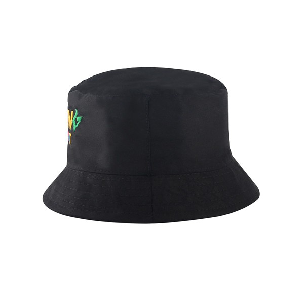 Topi Bucket Hat Korea Hitam Pria Wanita Dewasa