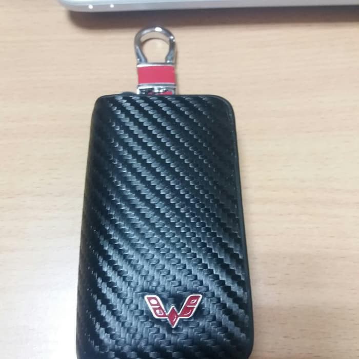 Dompet Stnk Carbon Universal Logo Honda Toyota Mitsubishi Nissan Suzuki Wuling Gantungan Kunci STNK