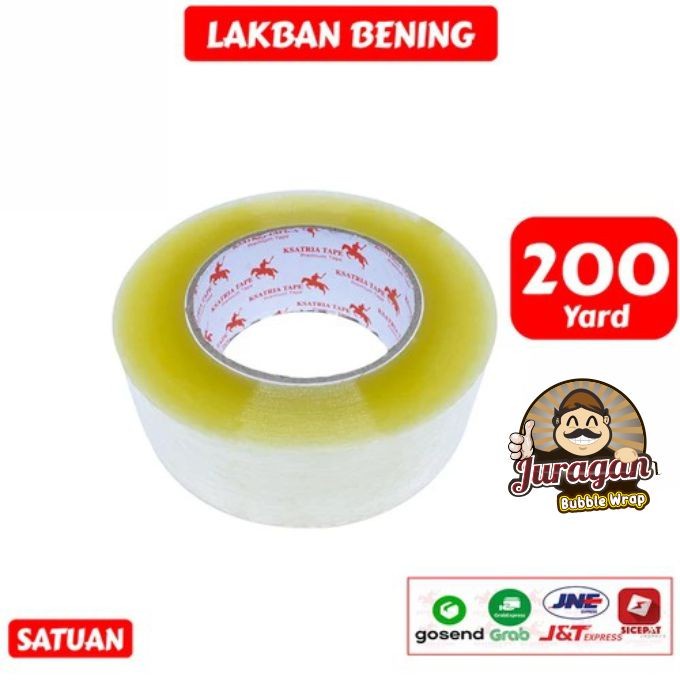 

Lakban Bening 200 Yard JURAGAN PACKING SEMARANG
