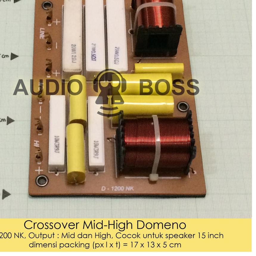 ✻ Crossover Pasif Mid High Domeno - Crossover Output Mid High D-1200 NK ◄