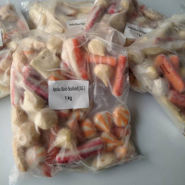 Jual Aneka Bakso Seafood 1 Kg Shopee Indonesia