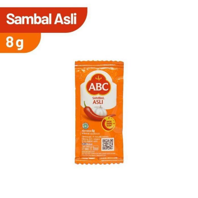 

Promo Termurah 1pcs Saus Sambal Asli ABC 8 Gr | Heinz ABC | Kemasan Sachet | Cabai Pilihan | Ecer