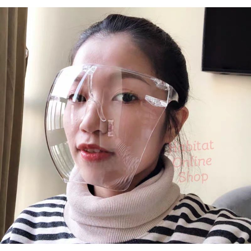 Face Shield Akrilik. Face Shield Nagita. Face Shield Mewah. Kuat & kokoh