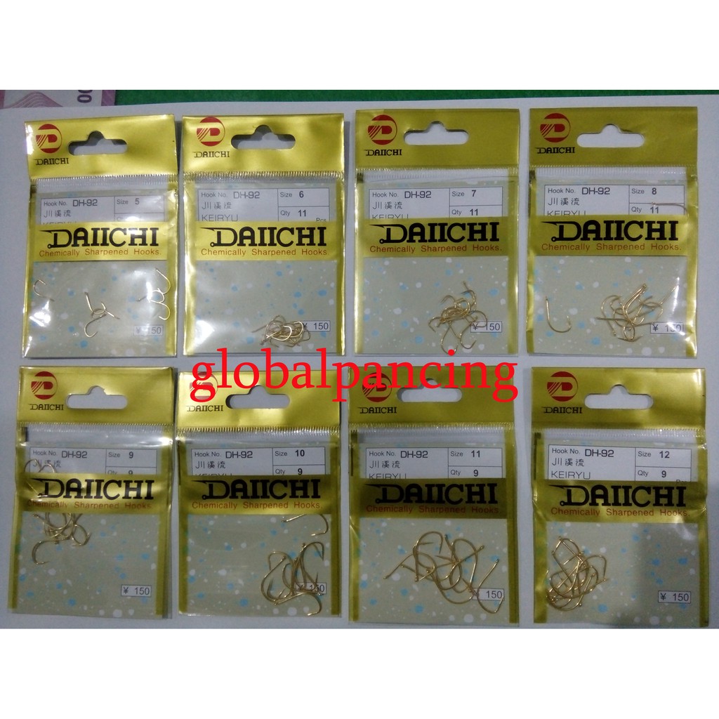 Mata pancing Daiichi DH 92 / kail daichi keiryu Gold