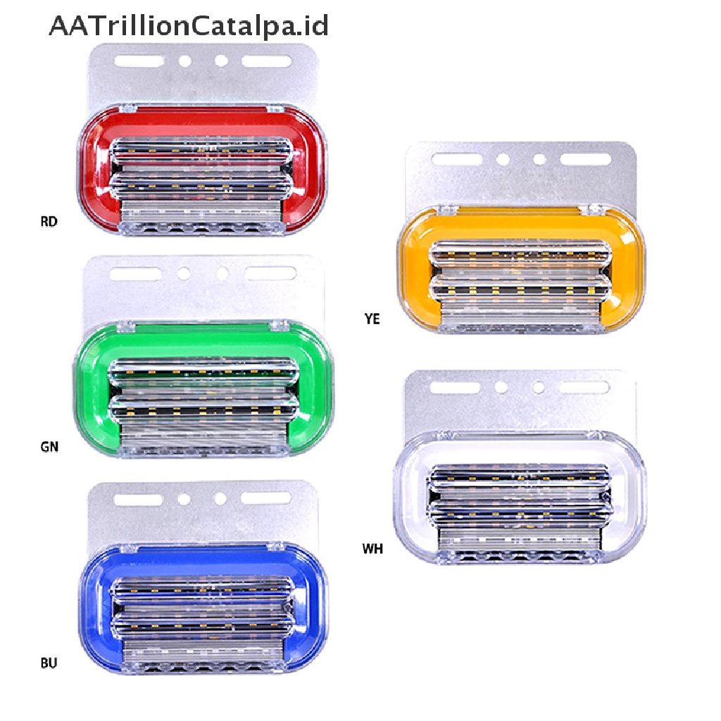 Aa Lampu Samping Truk Led 24v Super Terang Tahan Air