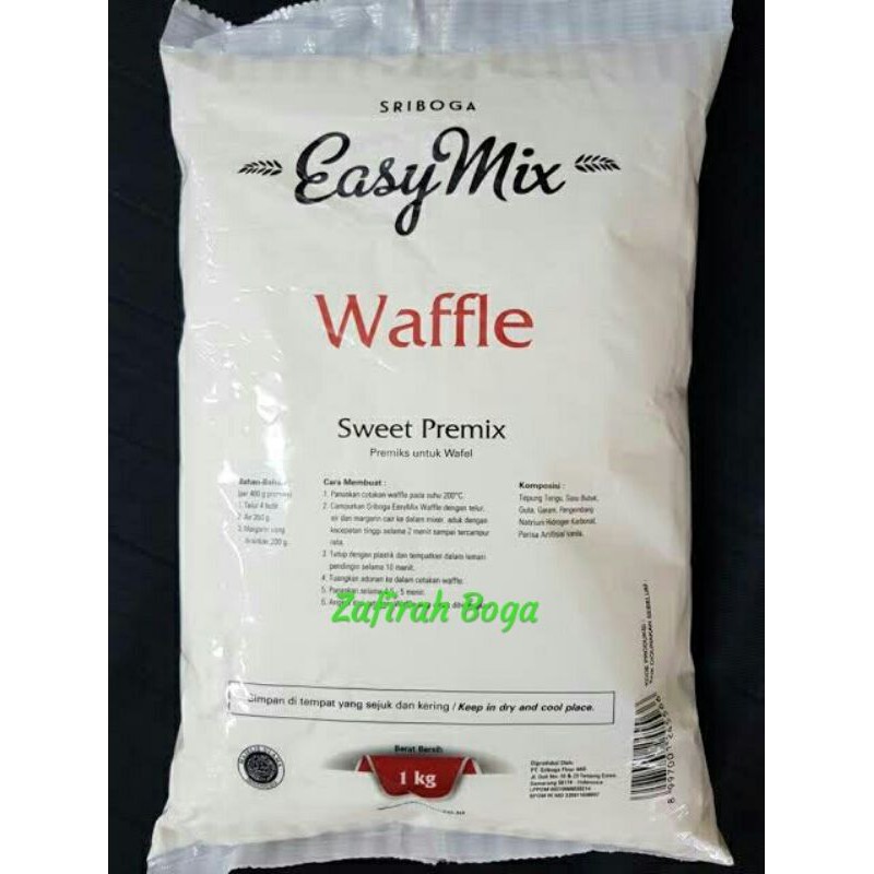 

Tepung Easy Mix Sriboga Waffle 1kg