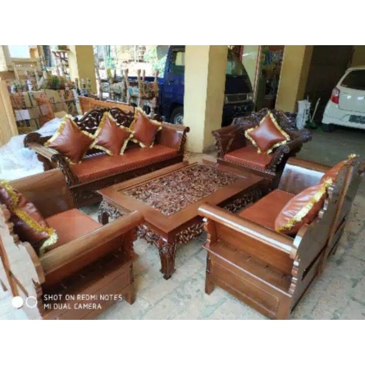 kursi tamu Madura matahari jati