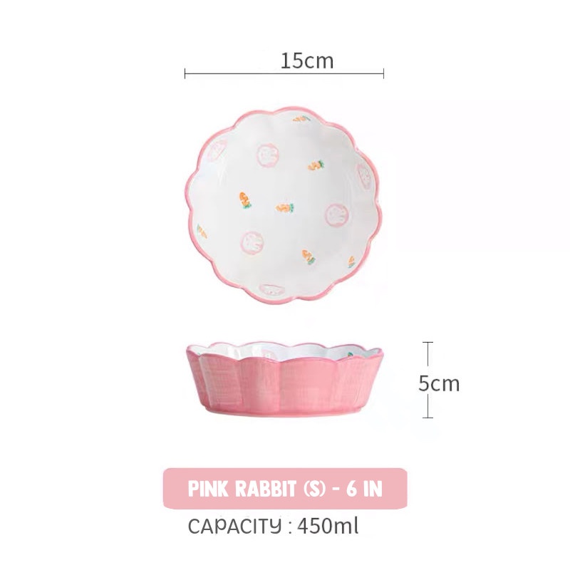 6 inci Lace Bowl Fruity Series New / mangkok keramik / mangkuk