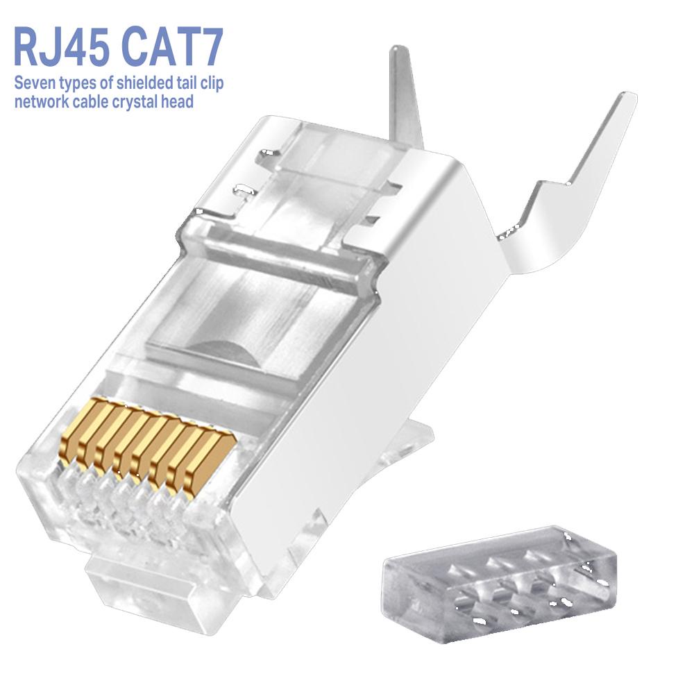 Konektor Modular Net Cable Connector Agustinina RJ45 8P8C Kabel Eterna Cat7