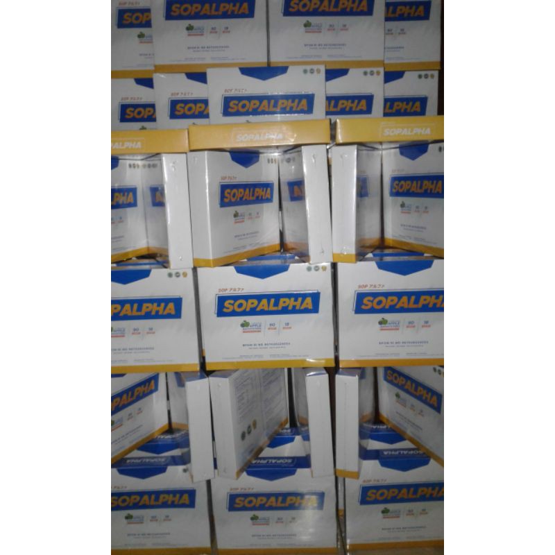 SOPALPHA Bioboost 18 Sachet BPOM & Halal sopalpha