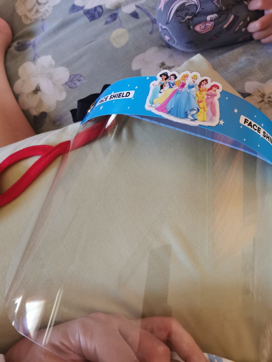 Face Shield Baby Open Apd Avanger Ironman Spiderman Baby Shark