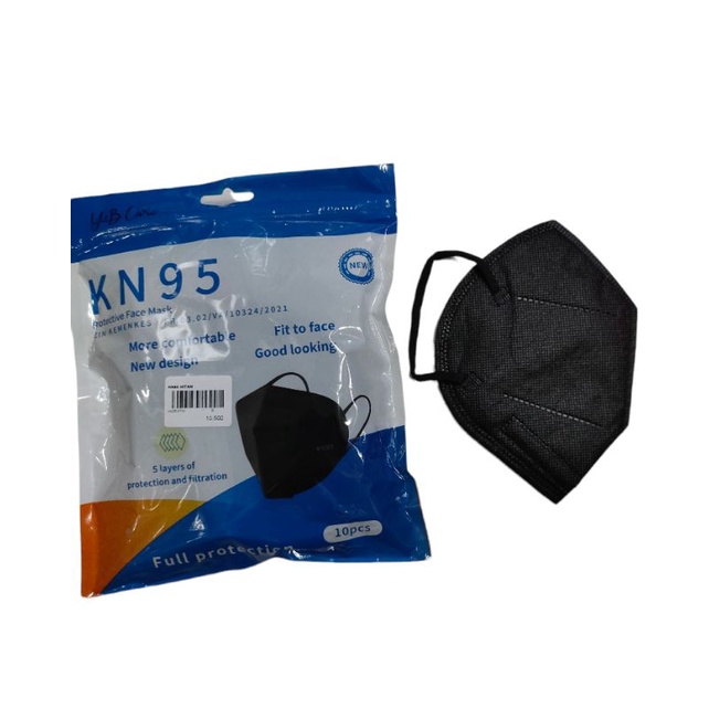 KN95 Warna Hitam