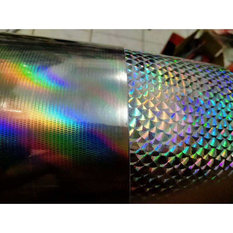 Sticker hologram untuk spoon Metal Jig Lure Popper