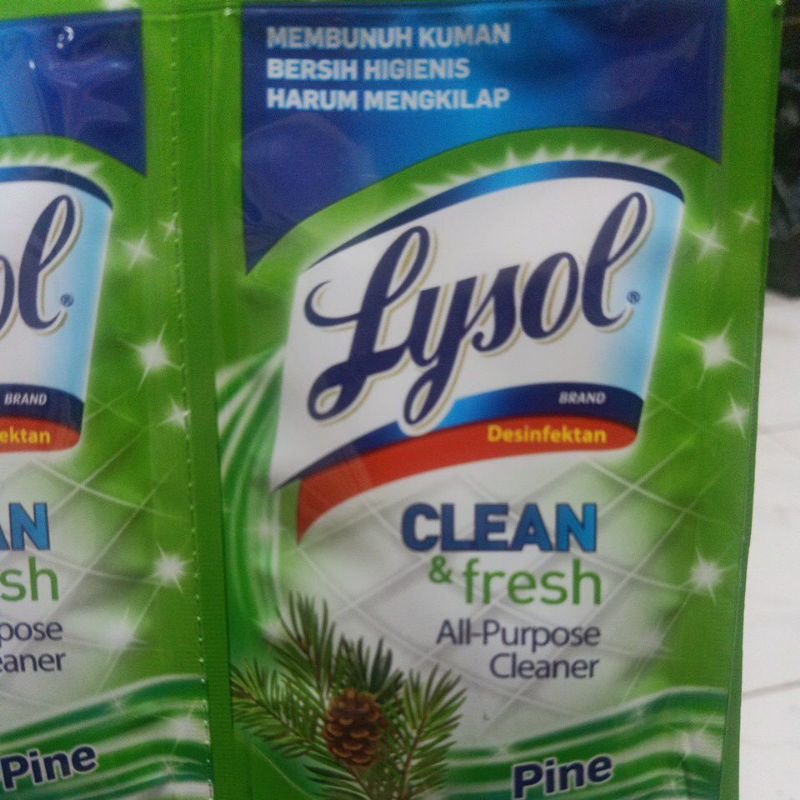 LYsol Disinfectan 30ml isi 12 saset