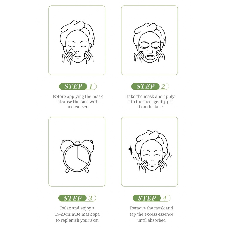 VEZE Natural Sheet Mask Fruit Mask Masker Wajah BQ037