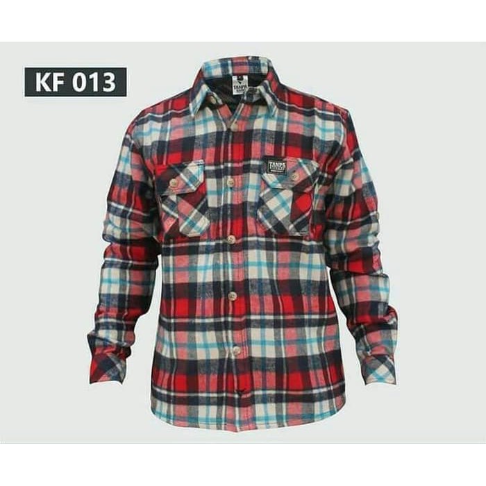 Baju Flanel Kemeja Flanel Pria Laki Laki Flanel Kotak Kotak Keren KF013