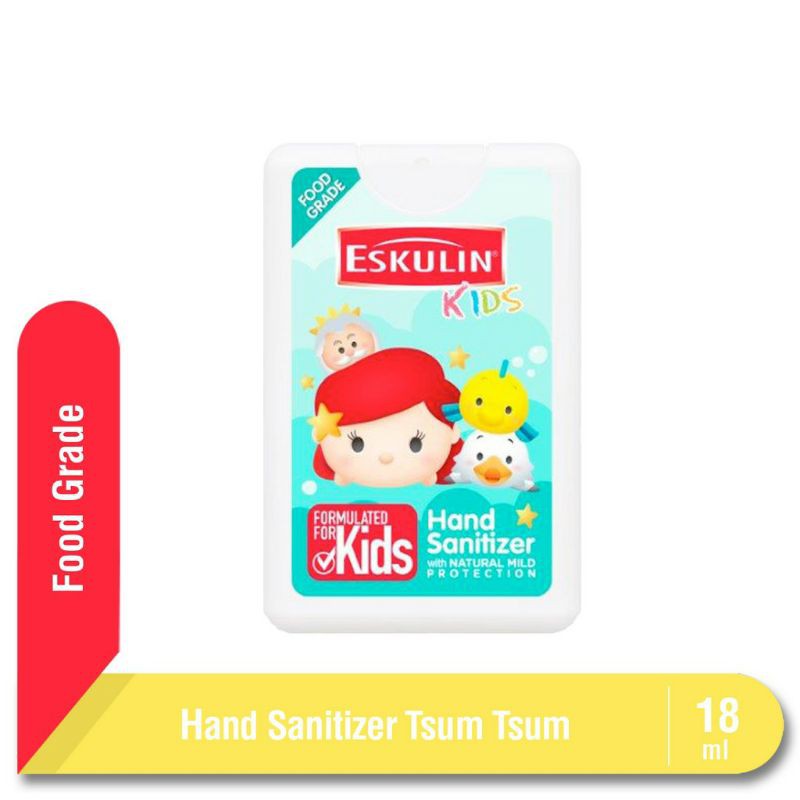 Eskulin Kids Hand Sanitizer mini Pembersih tangan food grade 18ml