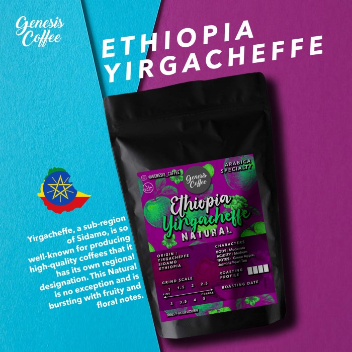 

(BISA COD) ARABICA SINGLE ORIGIN GRADE 1 / ETHIOPIA YIRGACHEFFE - BIJI