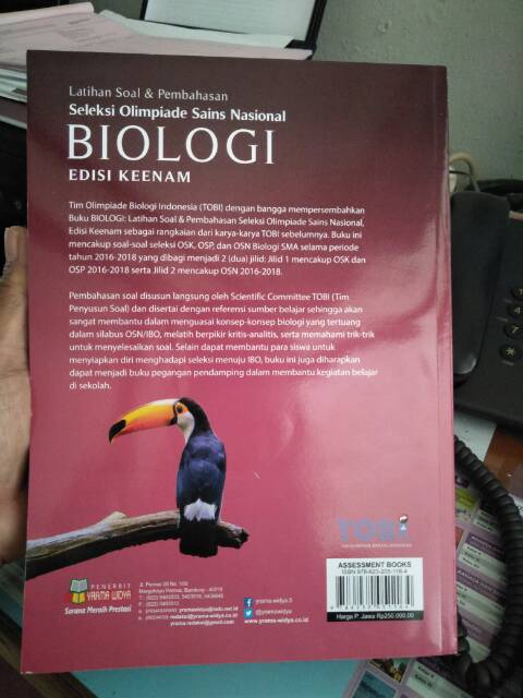 Buku Osn Sma Latihan Soal Dan Pembahasan Osn Biologi Edisi Keenam Jilid 1 2016 218 Shopee Indonesia