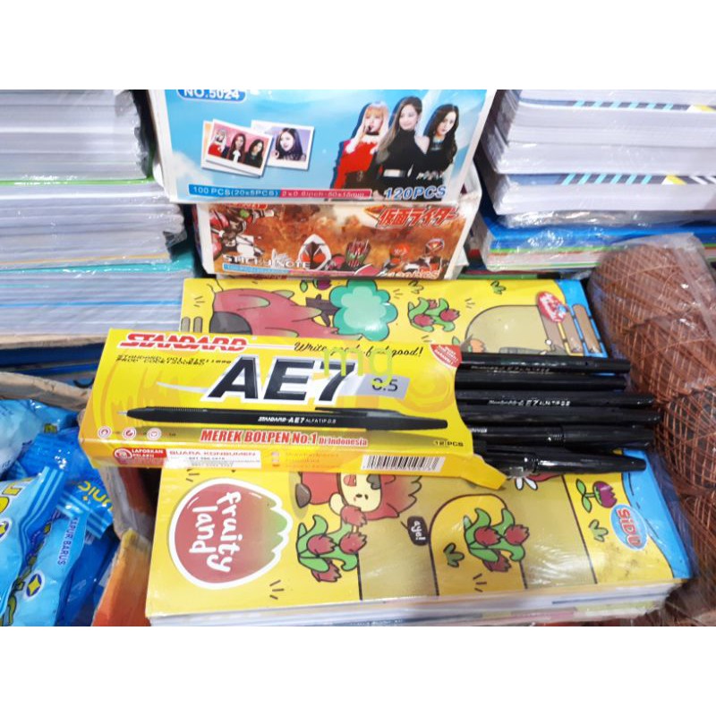

standard bolpen AE7 0.5 isi 12 pcs