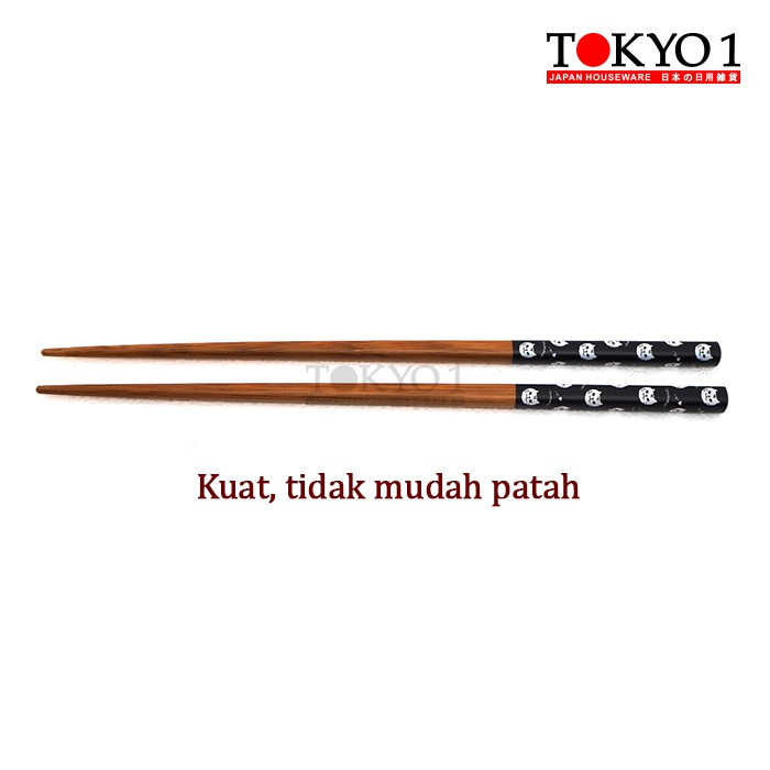 Tokyo1 Minette 22,5cm Chopstick Sumpit Kayu MADE IN JAPAN (057965)-2