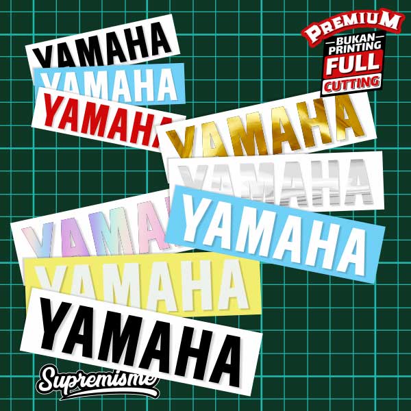 Stiker Yamaha / Sticker Tulisan Yamaha / Sticker Yamaha / Sticker Motor Yamaha Glossy Waterproof / Sticker Hologram Yamaha