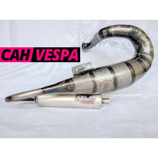 Knalpot Vespa DRC Victory Smallframe PTS Model Falco