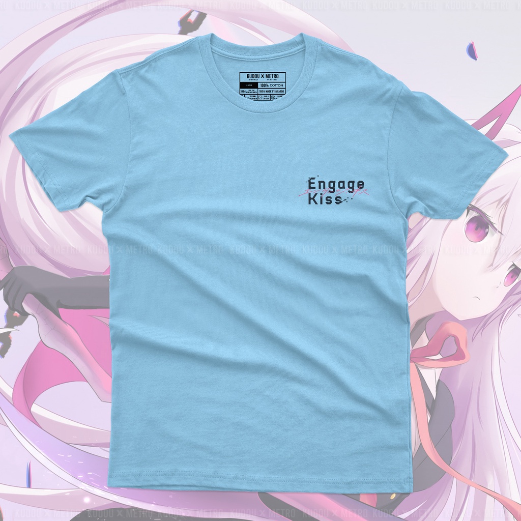 Tshirt Kisara Engange Kiss Blue Anime Manga Premium Unisex