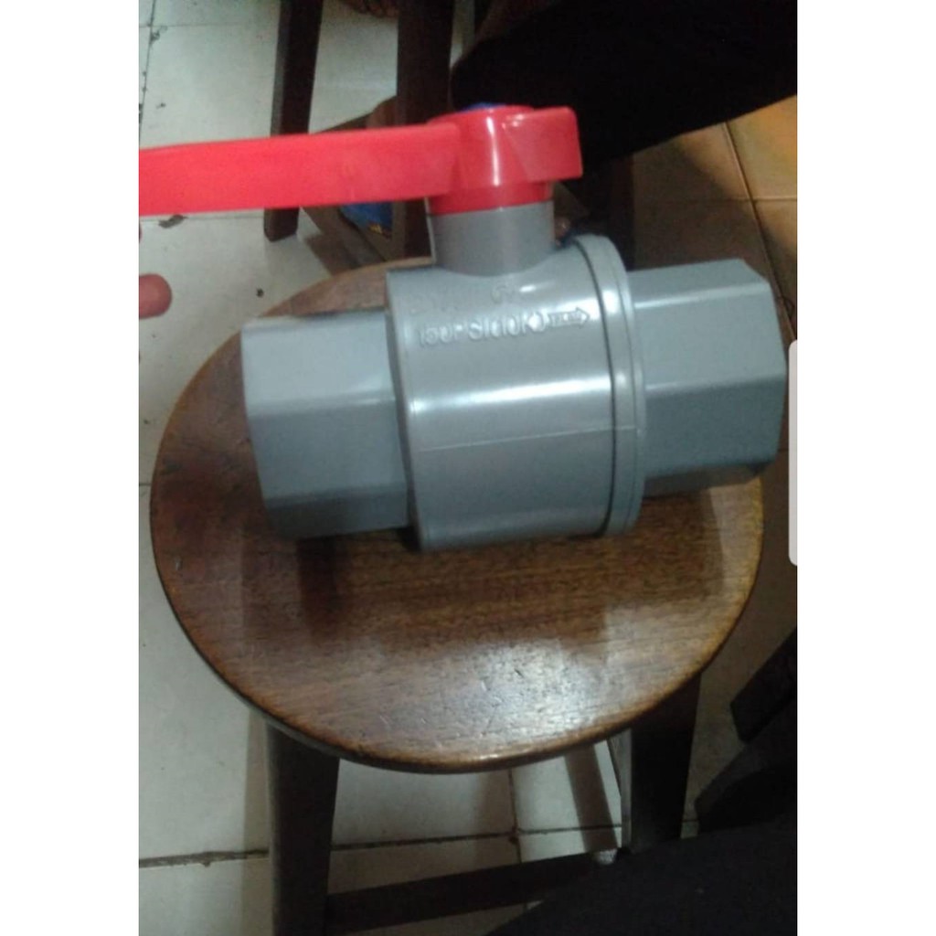 Stop kran Ball valve 2.5&quot; 2,5&quot; 2.5 inch keran PVC merk CM Taiwan AW