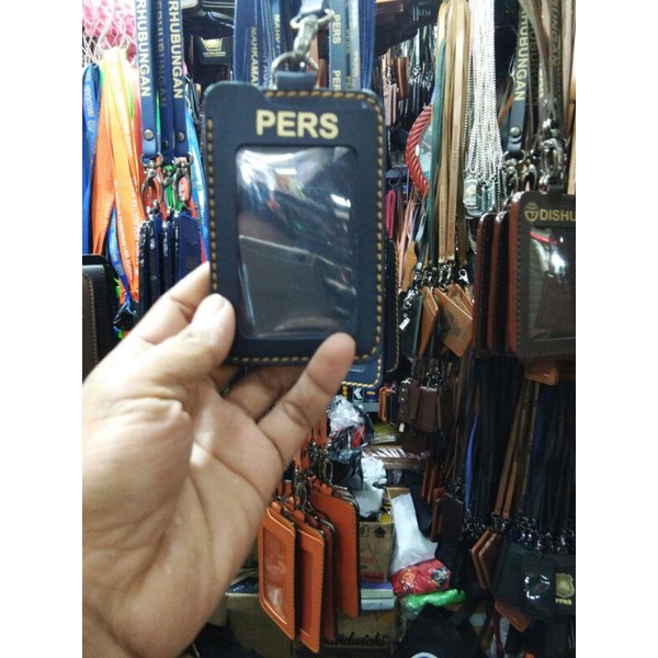 

kalung name tag logo PERS / ID CARD KULIT