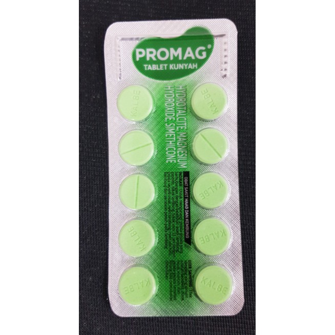 

PROMAG TAB 1 STRIP obat nyeri kembung perut asam lambung