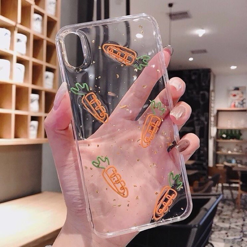 Carrot Case iPhone Oppo Vivo Xiaomi Samsung Realme C12 C15 C11 C3 A53 A21s Reno 5 4 6 7 M21 M31 S21