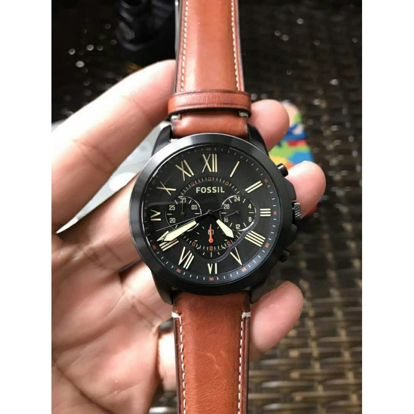 Jam Tangan Pria Fossil FS5241 Grant Chronograph | Original Authentic