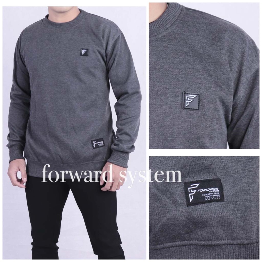 Sweater Crewneck Switer Polos Crewneck  Kualitas Distro Forward System