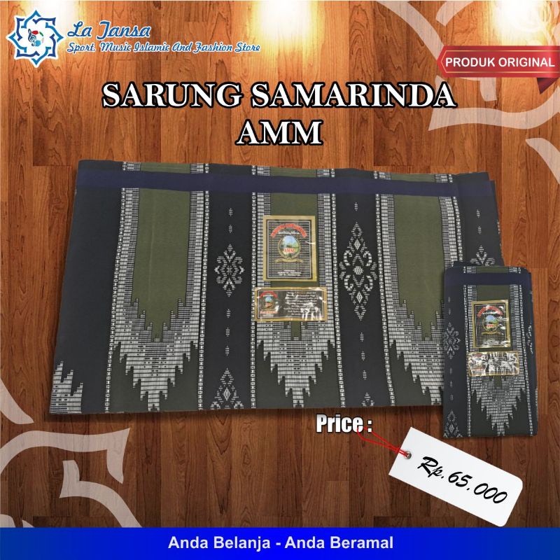 Sarung Samarinda AMM Santri Gontor Original – Sarung Tenun Lembut & Nyaman Dipakai
