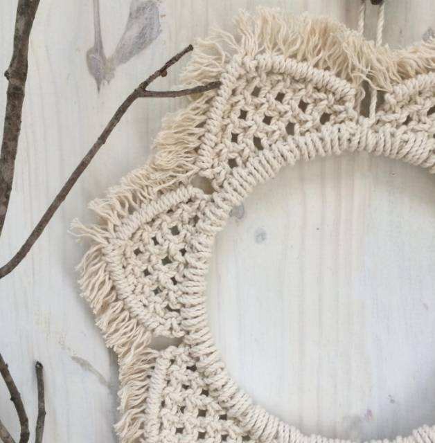 READY STOK) macrame hiasan dinding matahari / macrame wall hanging(HD 153)