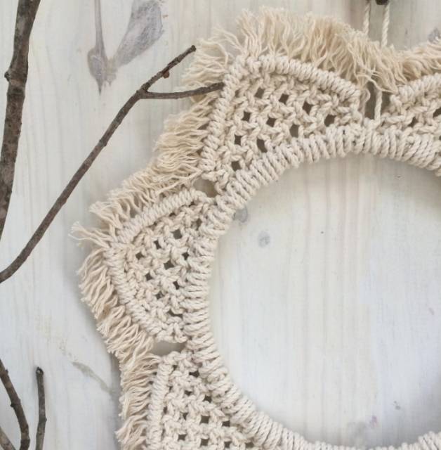 READY STOK) macrame hiasan dinding matahari / macrame wall hanging(HD 153)