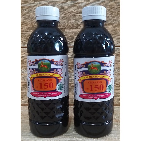 ✔MURAH Kecap Asin Menjangan 150 Halal MUI 330ml / Kecap Menjangan / Kecap Asin Cap Menjangan