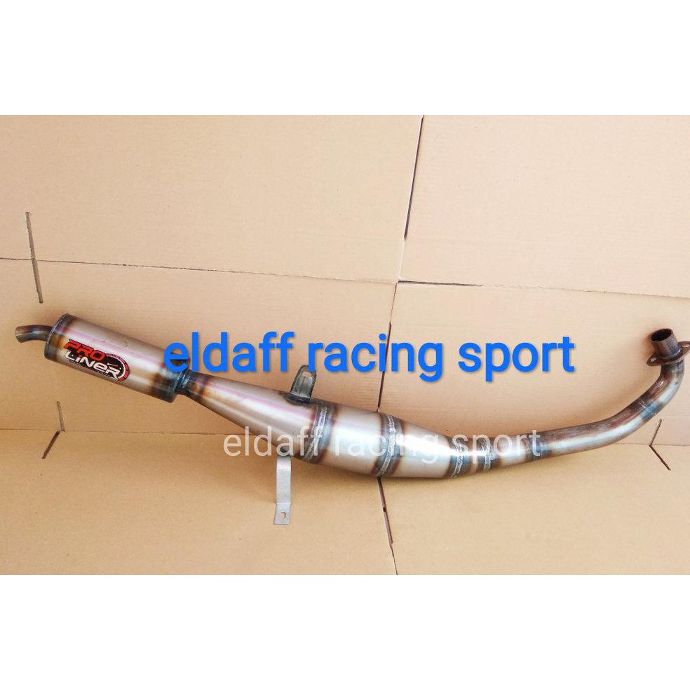 Knalpot satria 2 tak standar racing Pro Liner bahan plat galvanis pilihan Promo