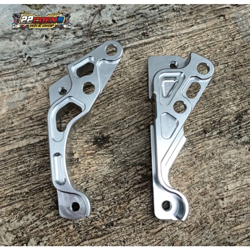 Breket Kaliper Brembo Big pot 4p Kiri click Beat vario scoopy 220mm 260mm