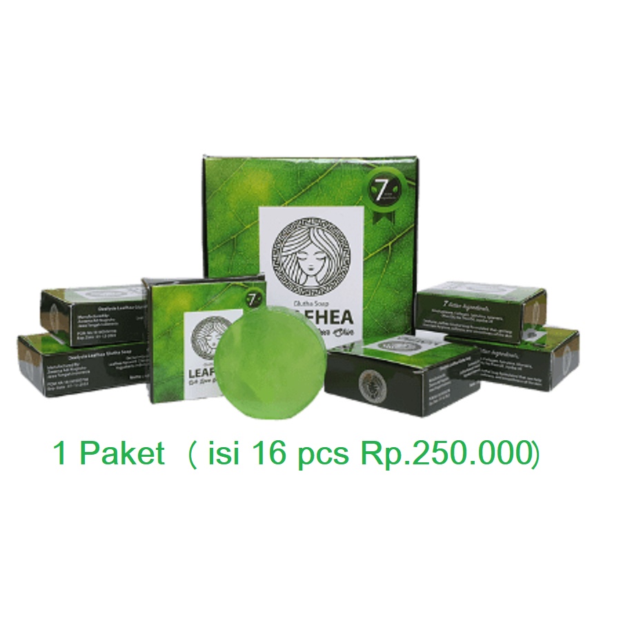 LEAFHEA GLUTA SOAP | SABUN COLLAGEN LEAFEA | SABUN WAJAH