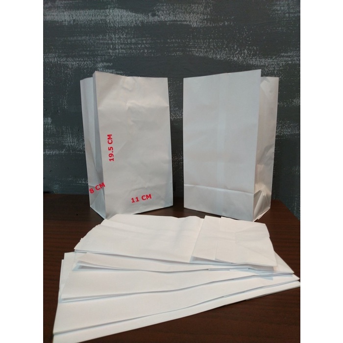 

READY COD Paper Bag Kantong Kertas Kraft Polos Paperbag Kantong Fried Chicken - 50 TERLARIS