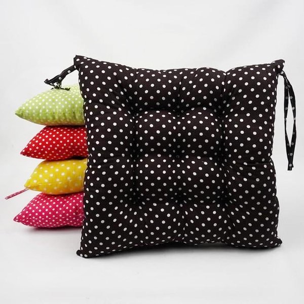 Bantal Alas Duduk Lesehan Bantal Kursi Santai Polkadot 45x45cm Full Dakron Silikon