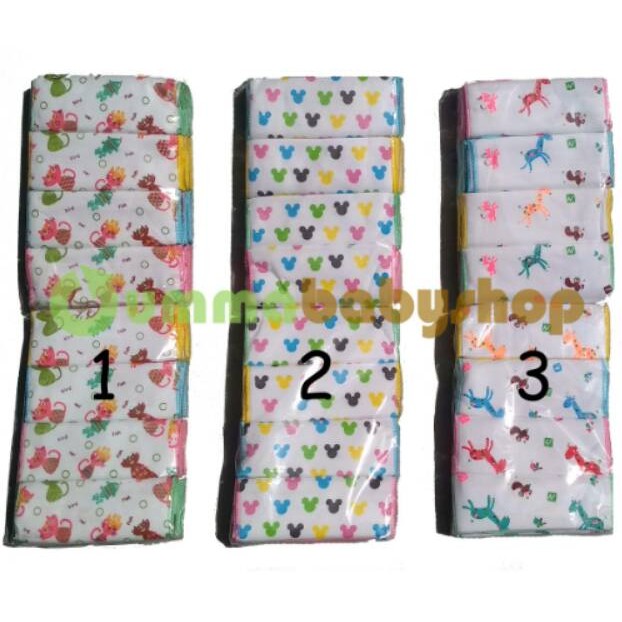 12pcs/ 1 Lusin Gurita Rekat Bayi Cotton Lembut
