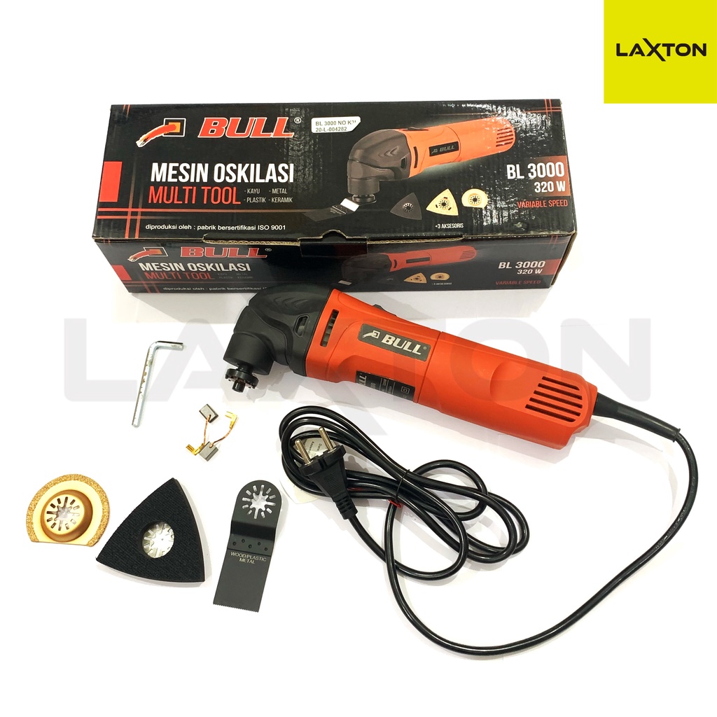 Bull Mesin Oskilasi Listrik Oscilating Multi Tool BL3000