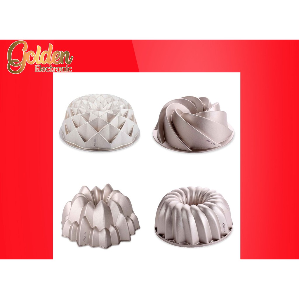 PROMO BUNDLING KIRIN CAKE PAN SET SERIES - CETAKAN KUE PREMIUM KIRIN (4 Pcs)