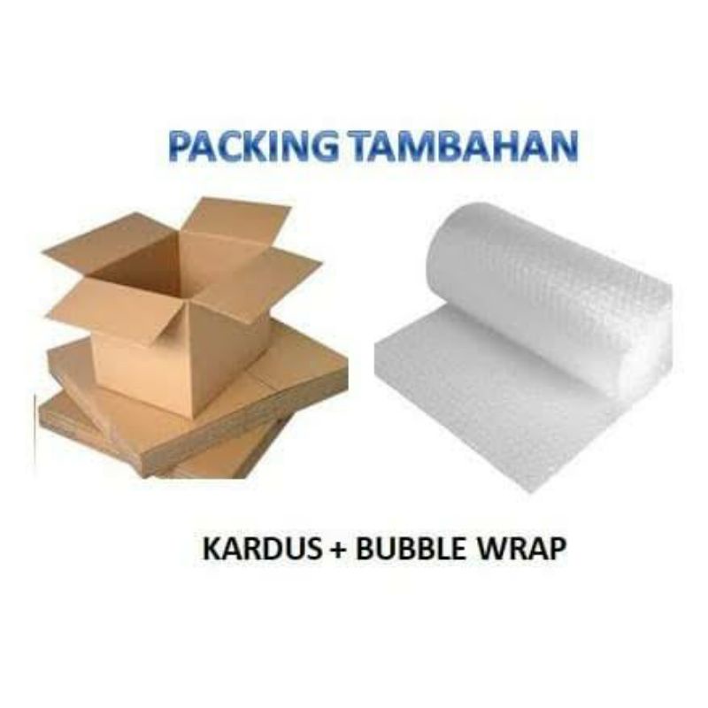 

Extra bubble dan extra dus packing