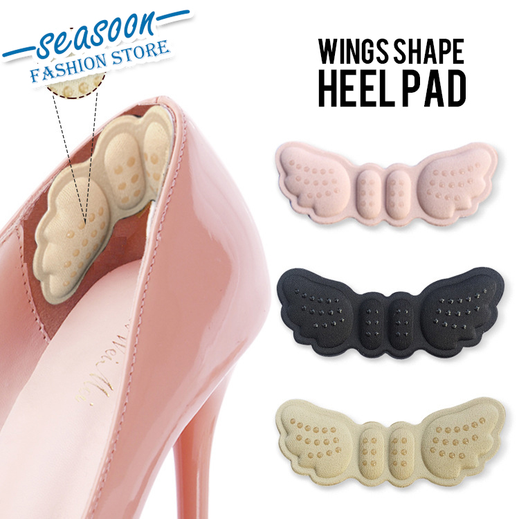 Sepasang Heel Grip/Heel Cushion/Bantalan Sisipan Sepatu Wanita, Insole Anti Slip Cegah Kaki Lecet