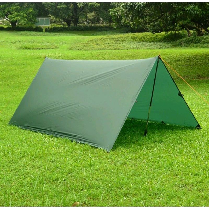 BACKPACKER Flysheet 4x6Meter Ultralight Waterproof Ukuran 4x6 Meter 19 Lubang - Flysheet Pelindung Tenda