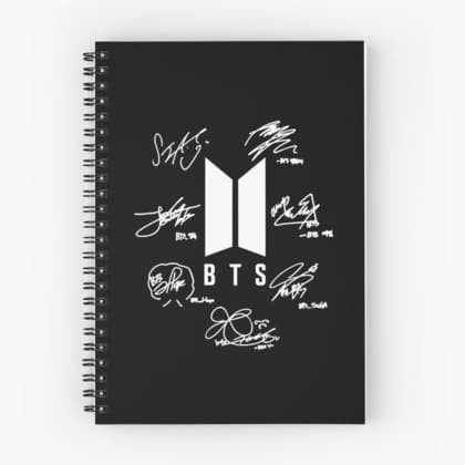 

[RESTOCK] Notebook Kpop BTS Logo + Signature